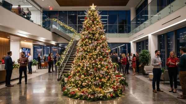 Pourquoi animer votre arbre de Noël en entreprise ?