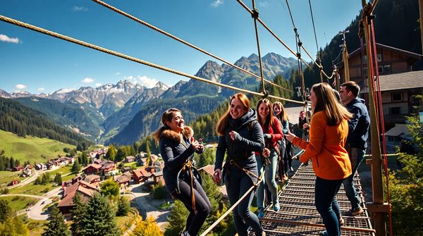 Unis dans les alpes : activités de team building captivantes